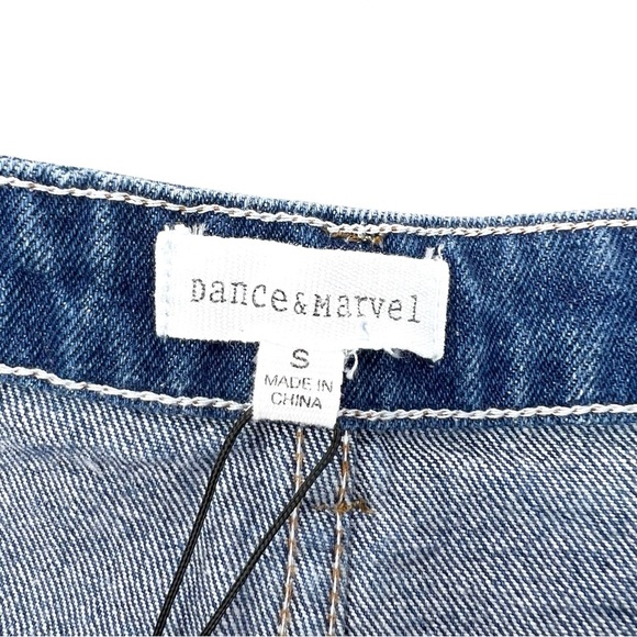 NEW Dance & Marvel Distressed Light Wash Jeans Women’s Size Small 1468 Blue New - Picture 6 of 9